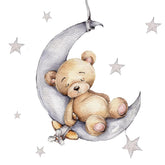 Shine Inside elephants and bears decals brighten a baby nursery with playful charm.