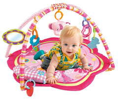 SHINING CROWN by EMILYSTORES pink elephant plush and mirror toys spark visual tracking
