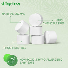 Shinyclean sealed paper pouch packaging preserves tablet freshness