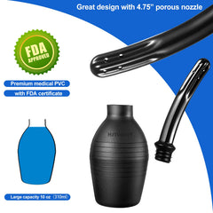 Shishuyu soft-nozzle-8-hole-sprayer offers smooth, comfortable insertion.