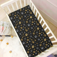 SHJI crib sheet featuring star pattern for a playful nursery mood.