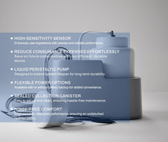 SHOCOKO urine cup offers spill-free collection for discreet monitoring.