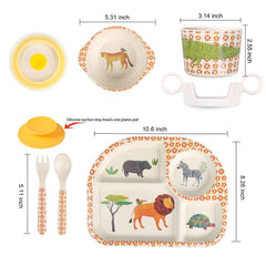 shopwithgreen bamboo kids dinnerware bowl ideal for soups and cereals