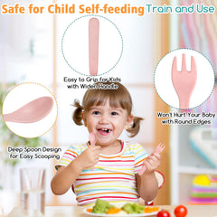 shopwithgreen bamboo toddler utensils dishwasher-safe design for easy cleanup.