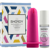 SHORDY applicator tool enables easy menstrual cup insertion with improved comfort.