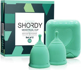 SHORDY small reusable cup set-2 in mini box for travel storage