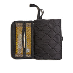 shorty-love storage pockets for wipes and diapers on the go.