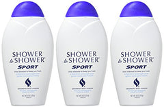 Shower To Shower powder applied to skin to reduce friction after a shower