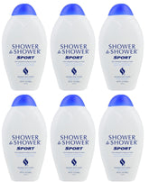 Shower To Shower Sport powder six-pack packaging ready for gym bag dryness.