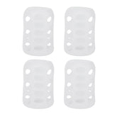 SHOWERORO silicone bottle sleeve close-up protecting glass from drops.