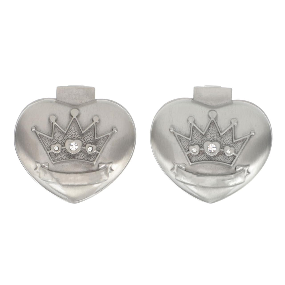 SHOWERORO Love Crown Box front view for compact keepsake storage of first teeth.