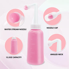 Showvigor peri bottle with angled spout targets hard-to-reach areas for comfortable postpartum care