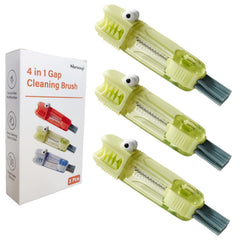 Shrunqi 4-in-1 bottle cleaning brush set close up showing versatile lid and mouth cleaning
