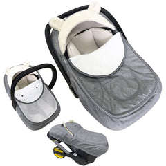 Shsyue baby car seat cover front-view grey protects from wind and dust