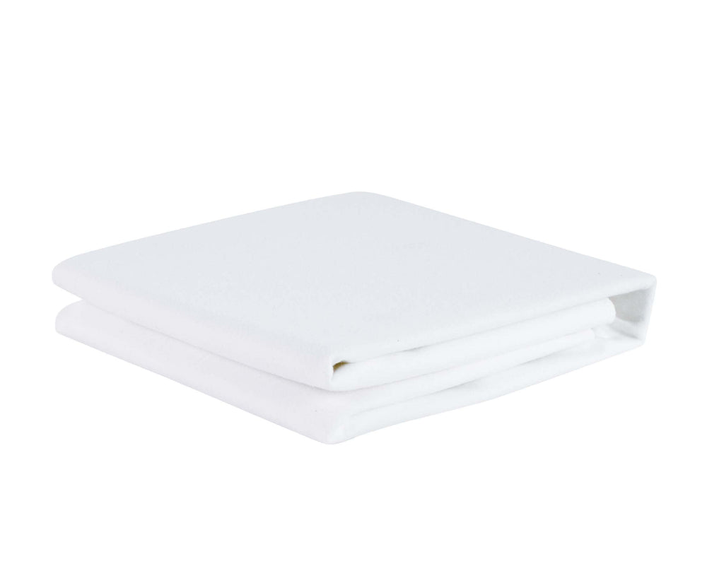 Shunjie.Home Flannel Crib Protector Pad top cotton surface for gentle baby comfort.