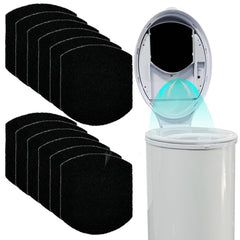 ShuRex 12-pack deodorizer with activated carbon for Ubbi pails.