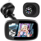 Shybaby 1080p baby car mirror offers a clear rear view for safer driving with infant.