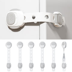 Shycool cabinet locks with screw-free adhesive for quick installation and safety