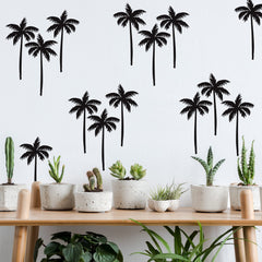 SHYJSHYJ palm tree decals for doors and windows, simple to apply.
