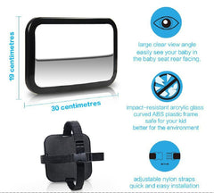 Shynerk Baby Car Mirror installs in seconds without tools for quick setup.