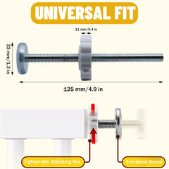 SHYUJAJIE spindle rod install view demonstrates tool-free setup