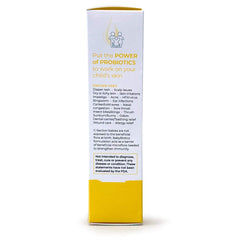 SIANI BabyBiotics skin close-up showing cradle cap-friendly formula