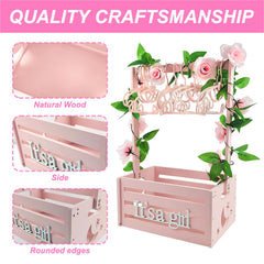 Sibosen eucalyptus garland enhances crate decoration for celebrations.