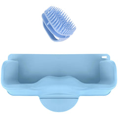 Sibosen hair-washing-station-kids keeps water away from eyes during bath time.