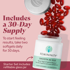 Sibu softgel capsules poured from bottle into routine