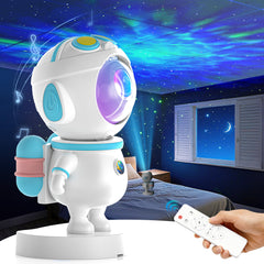 SICCOO Apollo Star Astronaut design projector lights the ceiling with playful starry scenes.