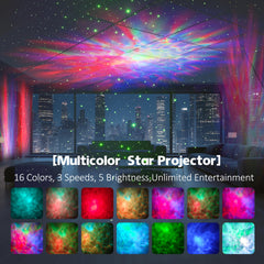 SICCOO Apollo Star 16 nebula effects fill bedrooms with immersive galaxy ambience.