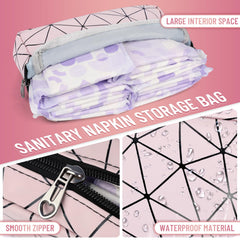 SIDESUGAR travel cosmetic bag waterproof PU surface protects contents during trips