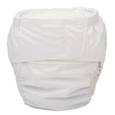 Sigzagor large adult cloth diaper front view with adjustable waist for a secure fit.