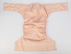 Sigzagor diaper lining uses PUL and microfleece for soft skin contact.