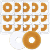 Siifert ostomy barrier rings in a 15-piece box for easy storage and quick replacements.