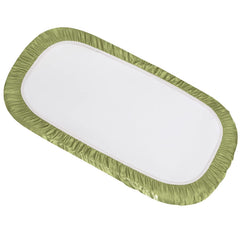 SiinvdaBZX Satin Bassinet Sheet universal fit on varied bassinet shapes