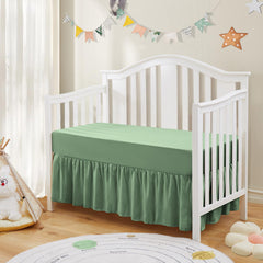 SiinvdaBZX microfiber crib sheet 52x28 delivers soft, breathable comfort