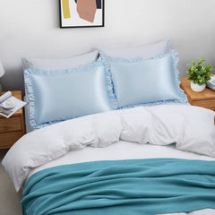 SiinvdaBZX ruffled edges add elegant decoration to any bedroom.