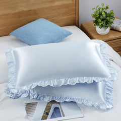 SiinvdaBZX satin pillowcases texture close-up highlights smooth glide.