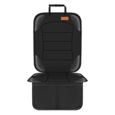 Siivton car-seat protector shows waterproof fabric protecting upholstery from spills