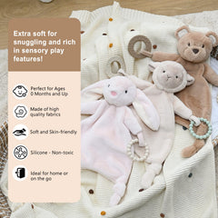 Sili Factory Security Blanket with plush, calming texture for baby