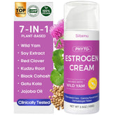Siltamu Natural Estrogen Cream bottle for daily hydration