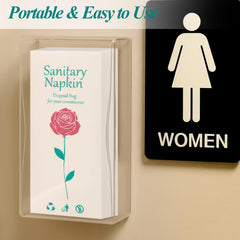 SilTriangle rose-scented disposal bags neutralizing odors in restrooms