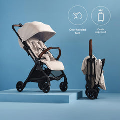Silver Cross Jet 5 compact fold for easy storage and travel.