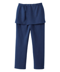 Silvert's fleece pant highlights back flaps for dignified dressing.