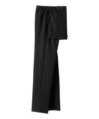 Silvert's Open-Back Fleece Pant back panels enabling seated dressing.