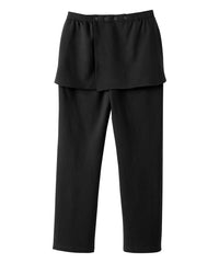 Silvert's fleece pant close-up of elastic waistband for adjustable fit.