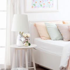 LT1078-GLD unicorn lamp shade adds soft glow for nurseries