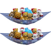 Simple Houseware stuffed animal hammock corner wall mount storage for toys