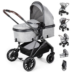 SIMPLGIRL 2-in-1 stroller bassinet mode for newborn comfort and easy transitions